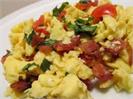 Scrambled eggs med filetbacon - low FODMAP